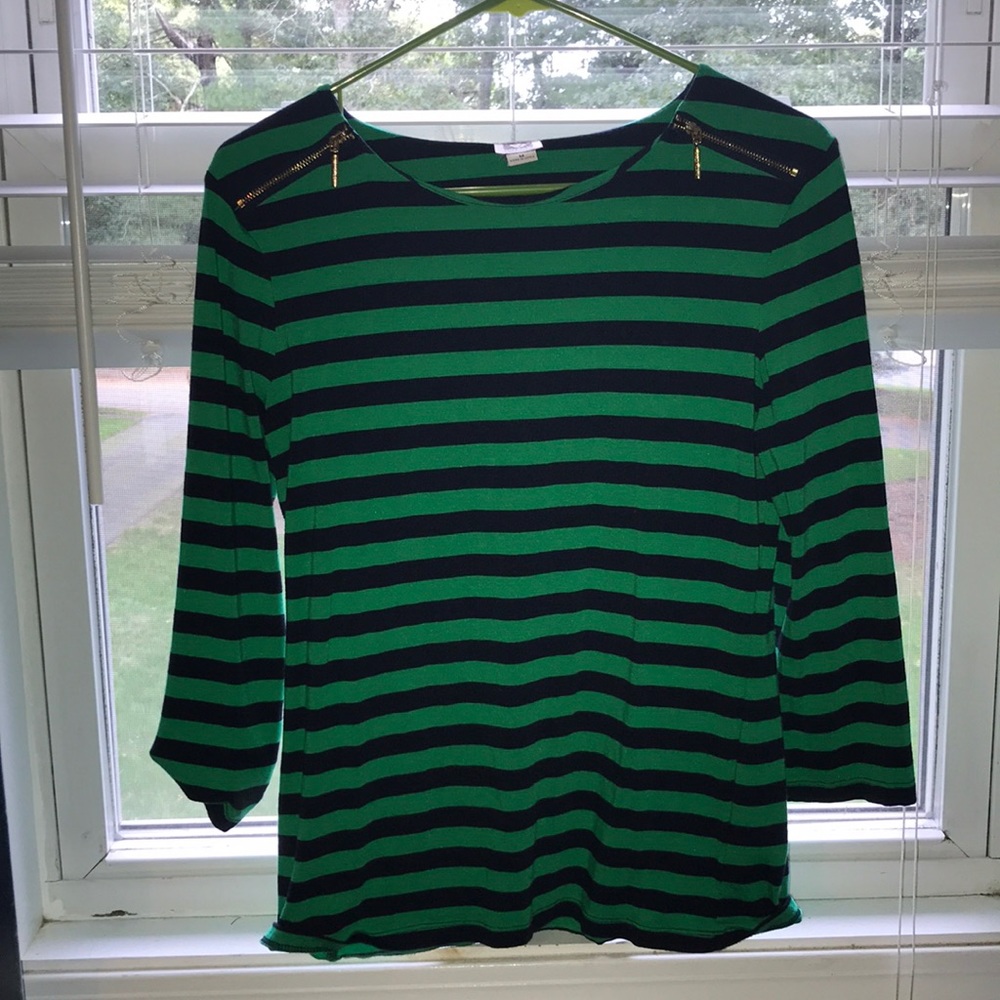 Anne Klein Striped Top, Size M
